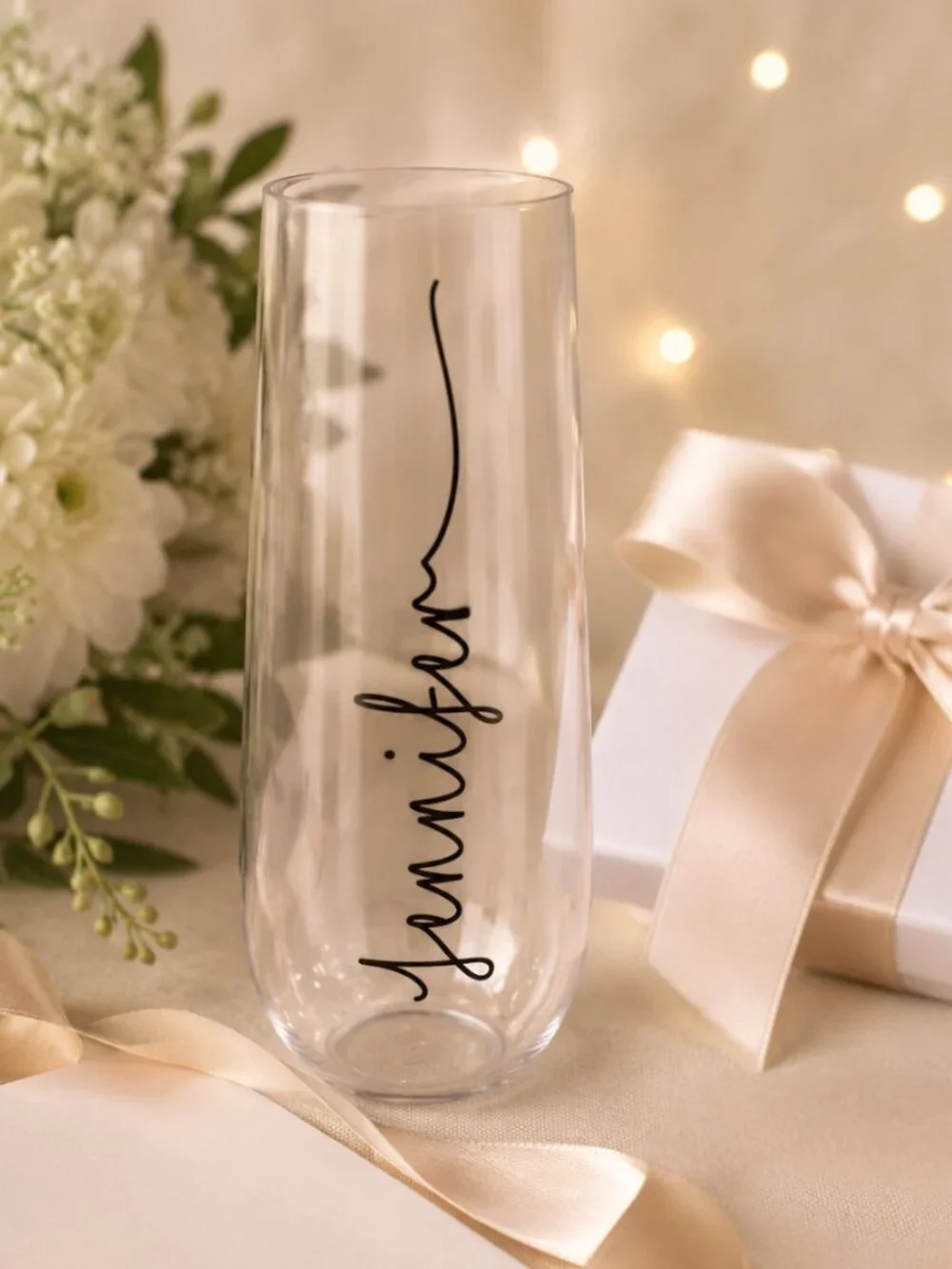 NEW: Custom Champagne Flute for 